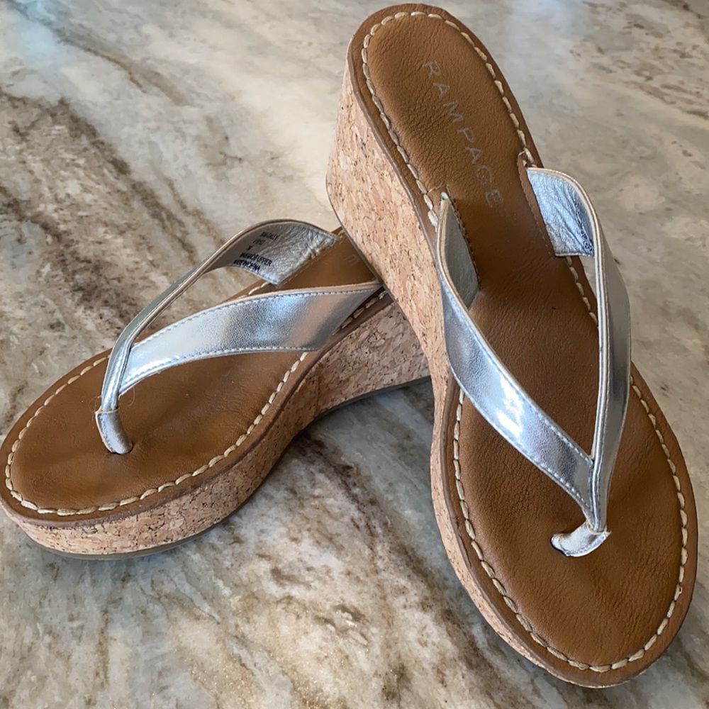 “Rampage” Silver Wedges